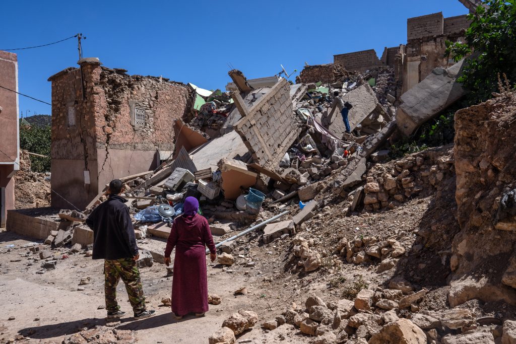 Jordbävning Marocko ActionAid