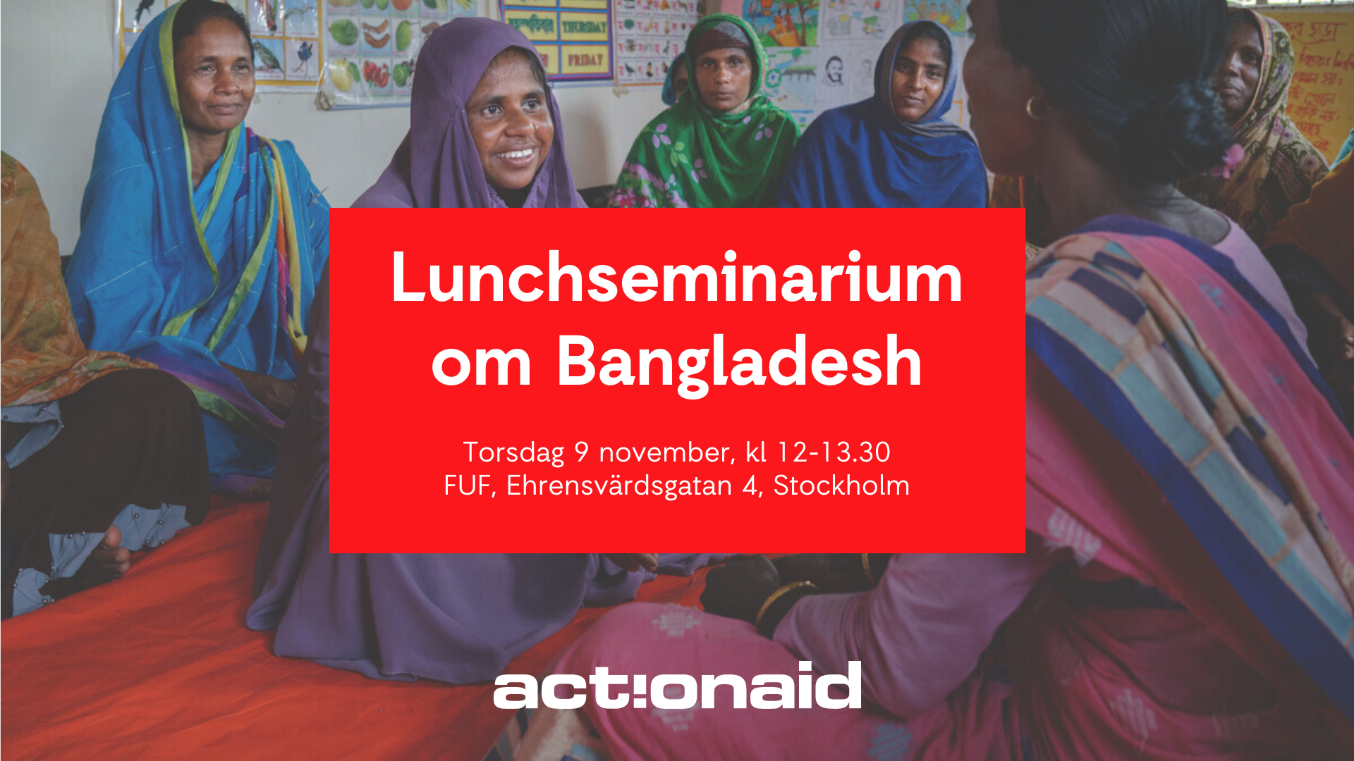 lunchseminarium om Bangladesh
