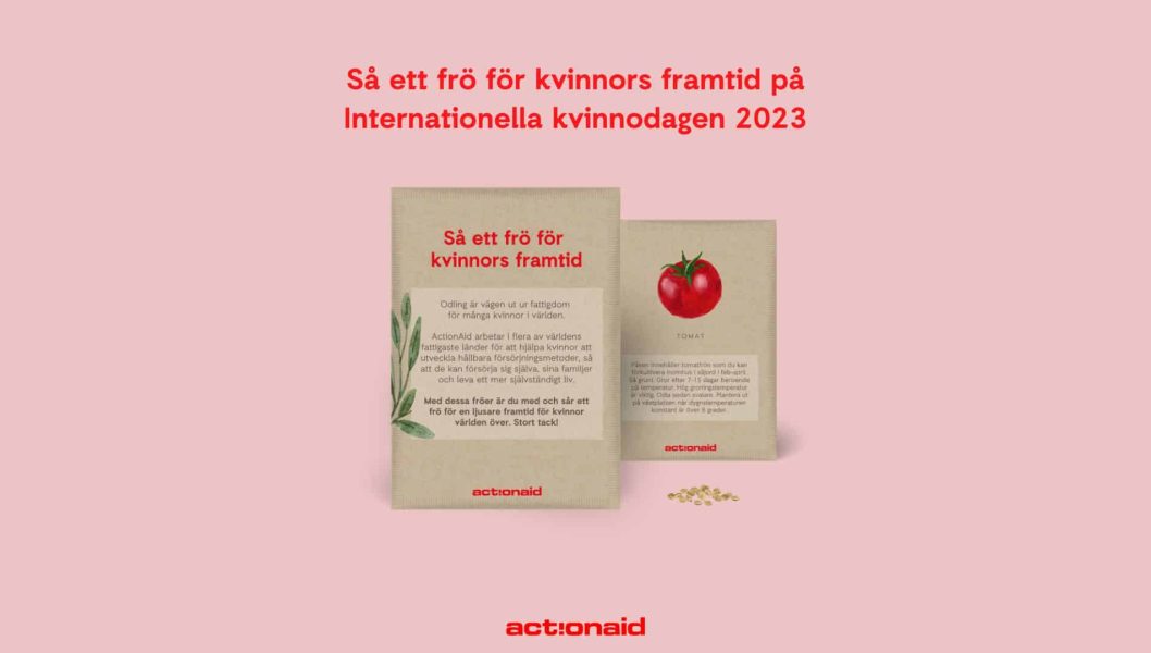 Så ett frö för kvinnors framtid på internationella kvinnodagen 2023